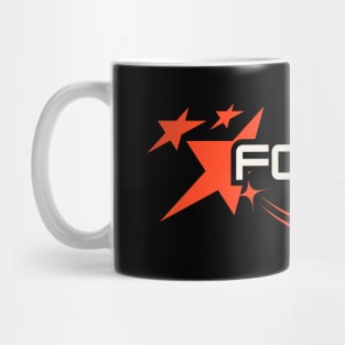 White Black and Red FCFS Design Mug